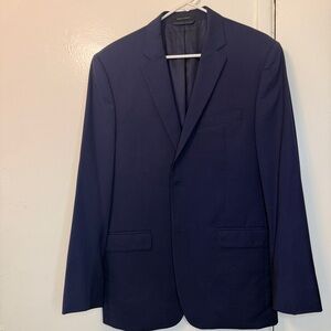 Lauren Ralph Lauren Slim Fit Navy Blazer - 100% Wool Size 40R